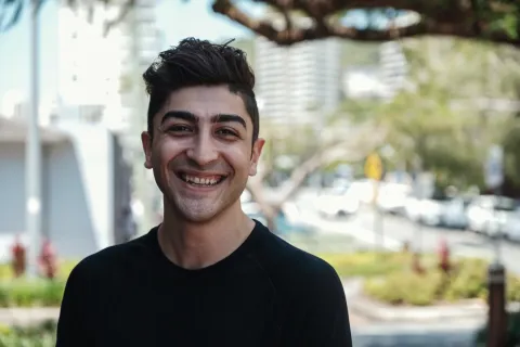 Student considering a career as a community worker